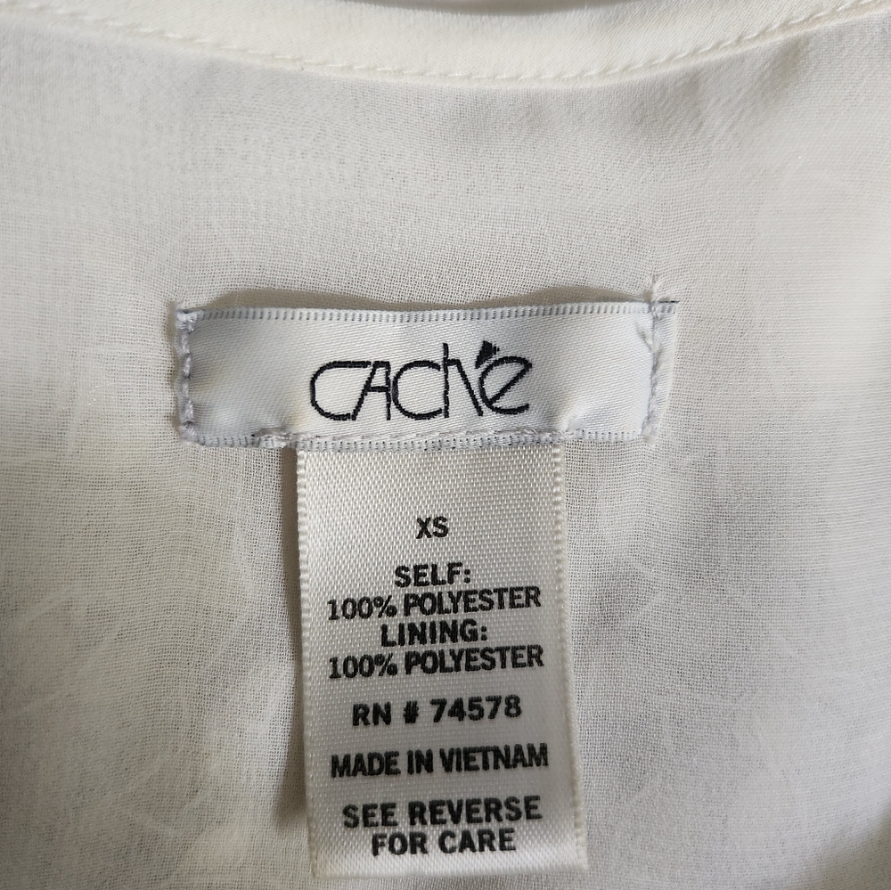 Cache Top Size Xsmall Sequins White - Picture 2 of 8